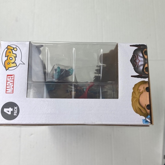 Funko Pop Thor Love and Thunder Mighty Valkyrie Gorr 4 Pack Marvel Studio New - Picture 5 of 8